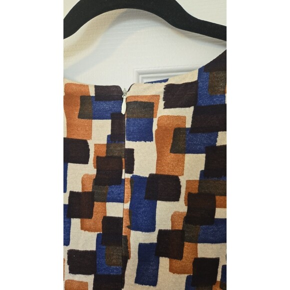 NWT Mango Suit Dress Geometry Pattern Elegant/belt Sz S Casual Formal Business - Picture 9 of 15